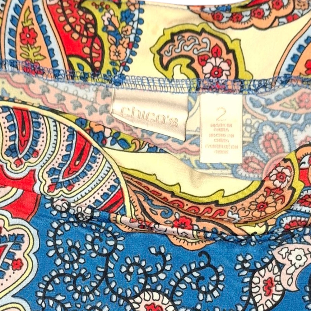 Chico's Paisley Print Top